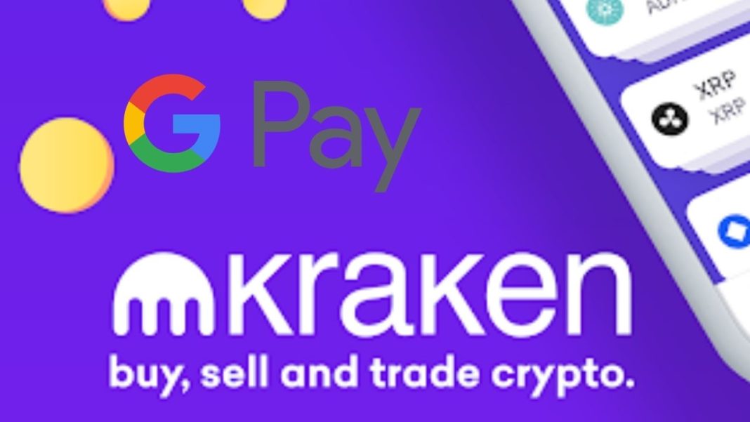 Kraken app added google pay facility for iOS user